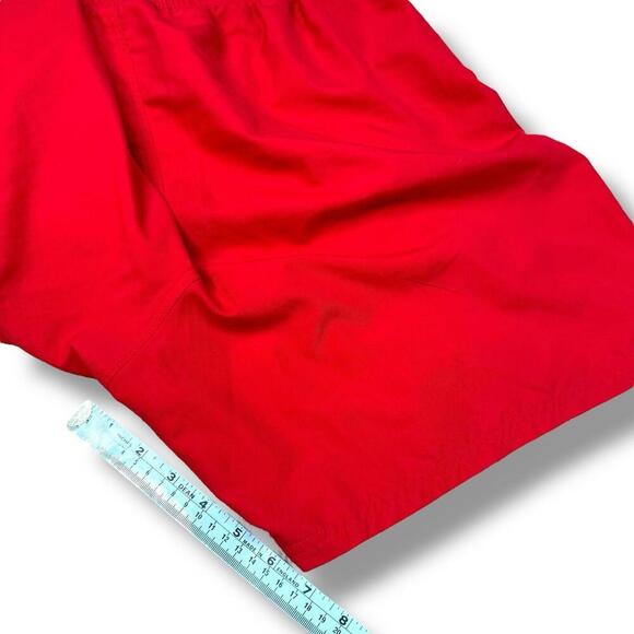 Nike Red Swim Trunks Men’s Size L Mesh Lined Board Shorts Drawstring Y2K Casual - Picture 10 of 11